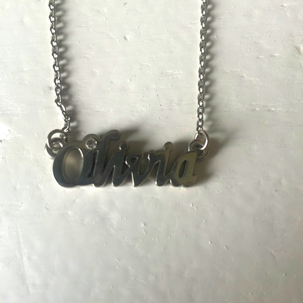 Olivia name necklace